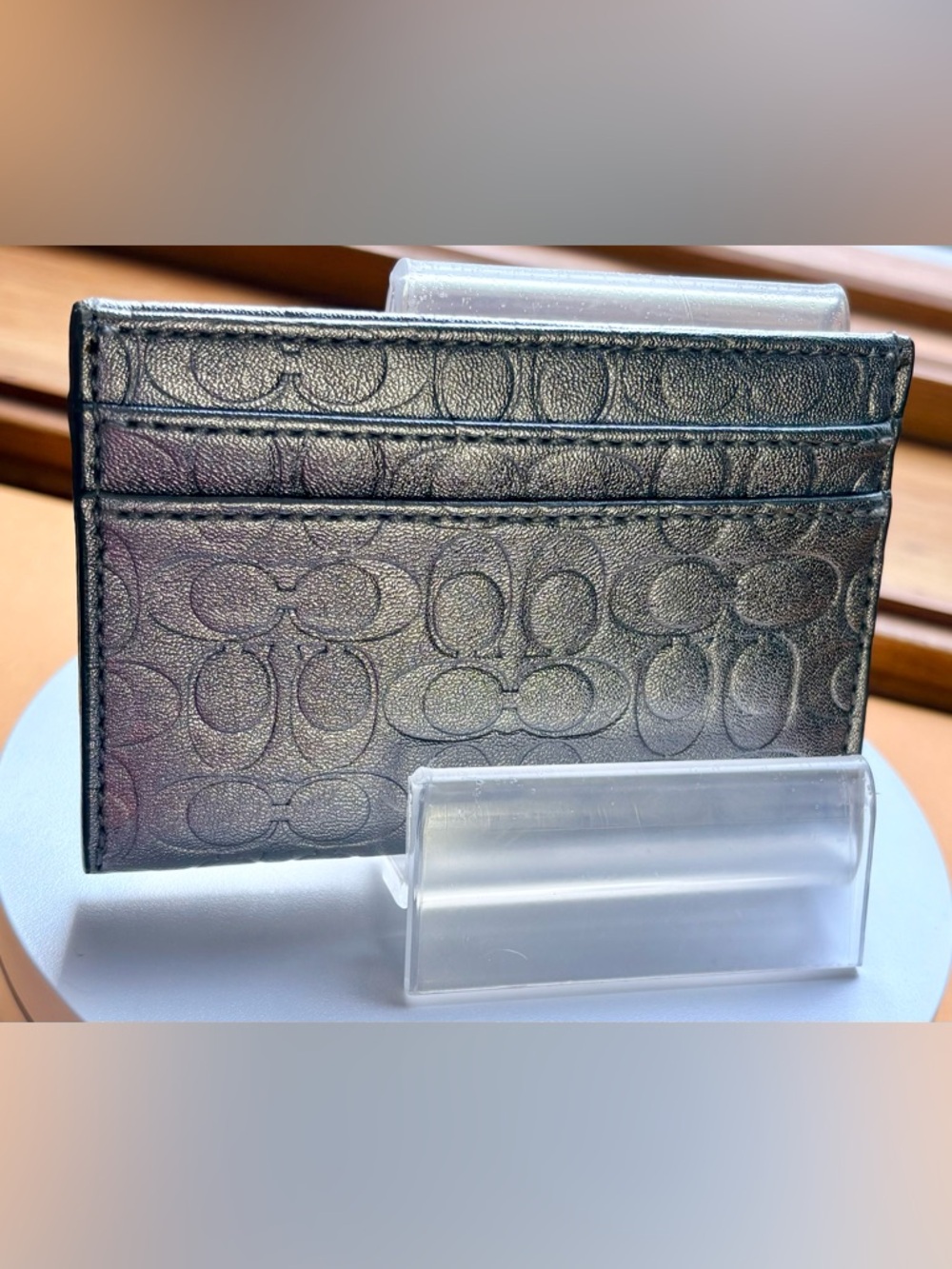 Coach Metallic Cardholder/Wallet - Picture 4 of 9